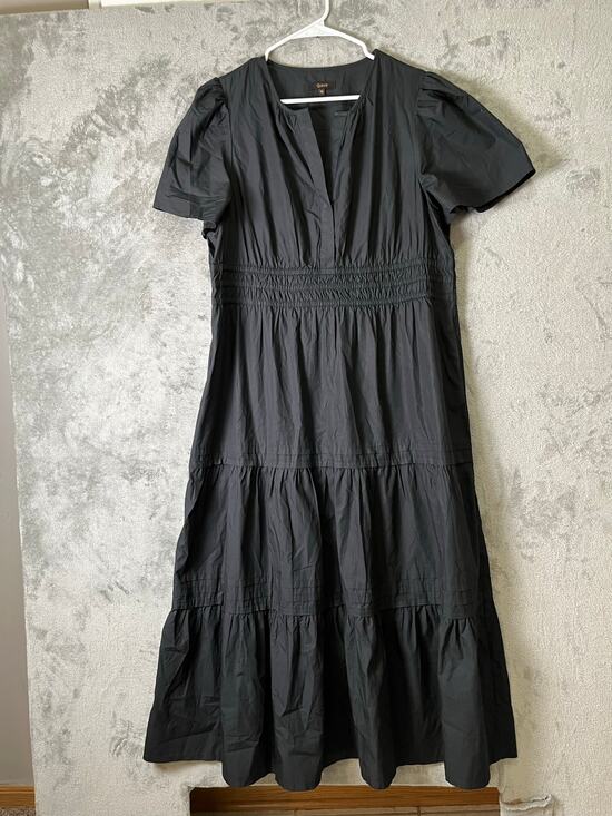 Quince Dresses & Skirts - Quince 100% Organic Cotton Poplin Tiered Maxi Dress Quiet Luxury‎ Minimalist  XL